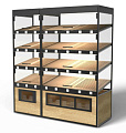 Хлебный стеллаж Евромаркет Salto 600 ХС0003 Хлебный стеллаж Евромаркет Salto 600 ХС0003