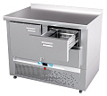 Стол холодильный среднетемпературный Abat СХС-70Н-01 (дверь, ящики 1/2) с бортом Стол холодильный среднетемпературный Abat СХС-70Н-01 (дверь, ящики 1/2) с бортом