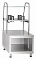 Прилавок для столовых приборов и подносов Abat ПСПХ-70КМ с хлебницей Прилавок для столовых приборов и подносов Abat ПСПХ-70КМ с хлебницей