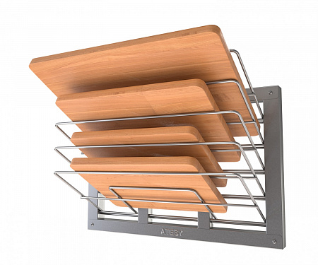 Полка кухонная для досок Атеси Стандарт ПКД-С-600.240-5-02-Г (ПКД-600К) Полка кухонная для досок Атеси Стандарт ПКД-С-600.240-5-02-Г (ПКД-600К)