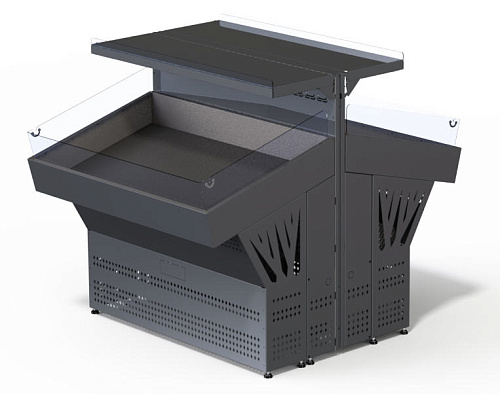 Холодильная витрина Евромаркет CHALET-OR с орошением Холодильная витрина Евромаркет CHALET-OR с орошением