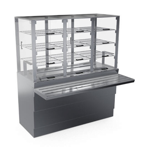 Прилавок-витрина холодильный закрытый 1500 Rada GASTRO-LINE Прилавок-витрина холодильный закрытый 1500 Rada GASTRO-LINE