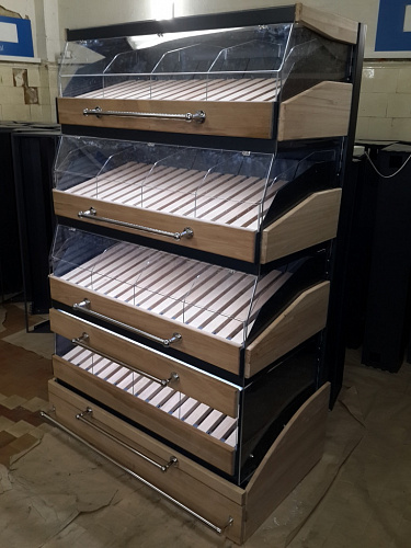 Пристенный стеллаж Евромаркет ХС0070 закрытый B100.01 Пристенный стеллаж Евромаркет ХС0070 закрытый B100.01