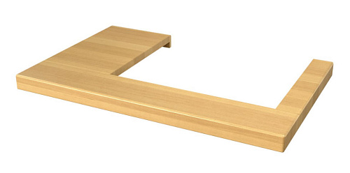 Столешница для кассового стола Атеси Регата02 1400х900 левая (дерево) Столешница для кассового стола Атеси Регата02 1400х900 левая (дерево)