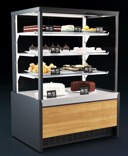 Кондитерская холодильная витрина Enteco master Мерея 125 ВВ-0,34-1,68-1-4В Кондитерская холодильная витрина Enteco master Мерея 125 ВВ-0,34-1,68-1-4В