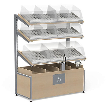 Стеллаж для выпечки Евромаркет Bakery Box ХС0014 Стеллаж для выпечки Евромаркет Bakery Box ХС0014