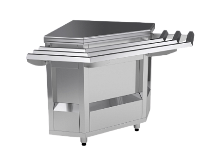 Прилавок угловой МХМ ПУ-90 (внешний угол 90°) серия ШЕФ 1120 Прилавок угловой МХМ ПУ-90 (внешний угол 90°) серия ШЕФ 1120