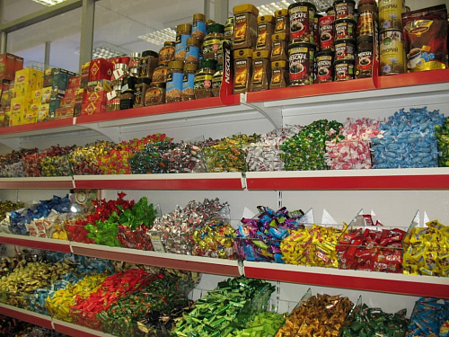 Стеллаж пристенный кондитерский Евромаркет ПС0030 Стеллаж пристенный кондитерский Евромаркет ПС0030