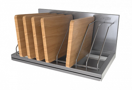 Полка кухонная для досок Атеси Стандарт ПКД-С-600.350-9-02-В (ПКД-600) Полка кухонная для досок Атеси Стандарт ПКД-С-600.350-9-02-В (ПКД-600)