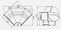 Холодильная витрина МХМ Илеть ВХС-УВ угловая Холодильная витрина МХМ Илеть ВХС-УВ угловая