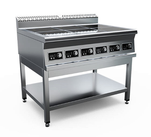 Профессиональная индукционная плита Rada P7G6/S на подставке Профессиональная индукционная плита Rada P7G6/S на подставке