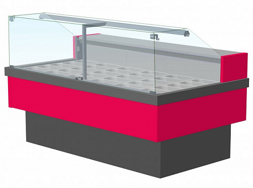 Тепловая витрина Enteco master НЕМИГА CUBE ПСП 150 ВВ(Т) с подъемными стеклами, выносной агрегат Тепловая витрина Enteco master НЕМИГА CUBE ПСП 150 ВВ(Т) с подъемными стеклами, выносной агрегат