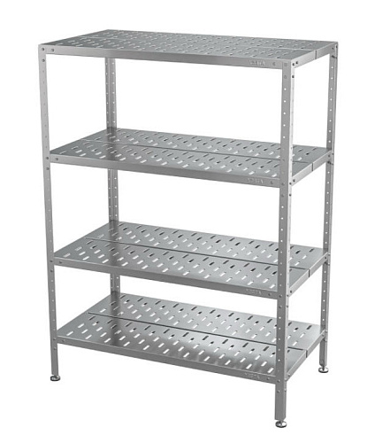 Стеллажи кухонные Атеси Стандарт СТК-С перфорированные полки Стеллажи кухонные Атеси Стандарт СТК-С перфорированные полки