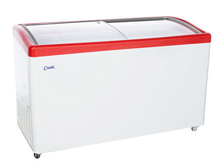 Морозильный ларь Снеж МЛГ-500 с гнутым стеклом Морозильный ларь Снеж МЛГ-500 с гнутым стеклом