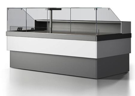 Холодильная витрина Enteco master НЕМИГА CUBE 240 ВС(Р) для рыбы на льду, встроенный агрегат Холодильная витрина Enteco master НЕМИГА CUBE 240 ВС(Р) для рыбы на льду, встроенный агрегат