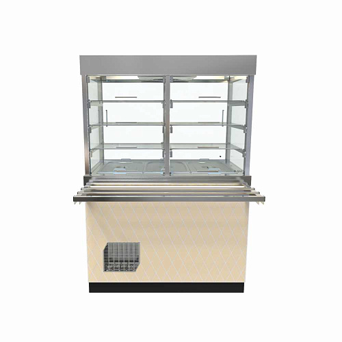 Прилавок-витрина холодильный Abat ПВВ(Н)-70Е-С-НШ серия Сэйла Прилавок-витрина холодильный Abat ПВВ(Н)-70Е-С-НШ серия Сэйла