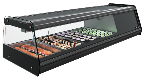 Витрина настольная Carboma AC38 SM 1,5-1 AZHA Sushi Витрина настольная Carboma AC38 SM 1,5-1 AZHA Sushi