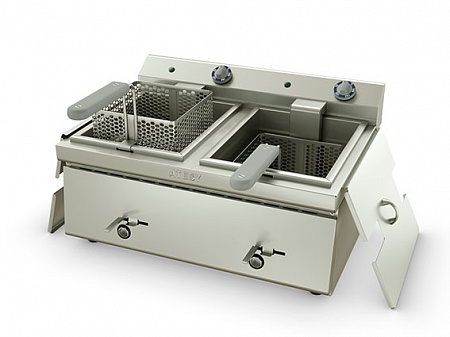 Фритюрница-600 Атеси Таверна-2005 2-х секционная Фритюрница-600 Атеси Таверна-2005 2-х секционная