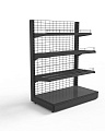 Стеллаж торцевой Евромаркет СС0049 сетчатый Стеллаж торцевой Евромаркет СС0049 сетчатый