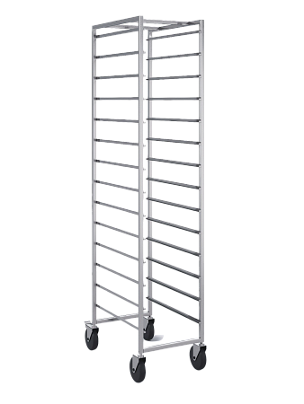 Тележка-шпилька МХМ для противней 600х400мм 14 уровней (AISI 304) Тележка-шпилька МХМ для противней 600х400мм 14 уровней (AISI 304)