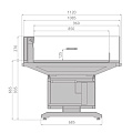 Холодильная витрина Brandford Aura SQ Холодильная витрина Brandford Aura SQ