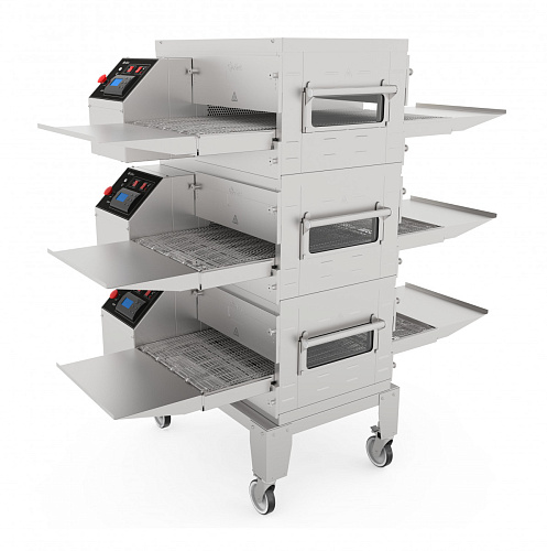 Конвейерная печь для пиццы Abat ПЭК-400 без крыши, без основания, для установки в 2 или 3 яруса Конвейерная печь для пиццы Abat ПЭК-400 без крыши, без основания, для установки в 2 или 3 яруса