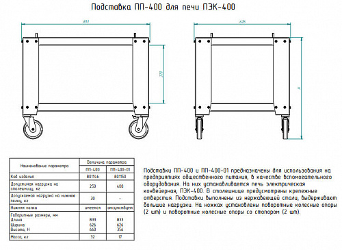 Подставка Abat ПП-400 Подставка Abat ПП-400