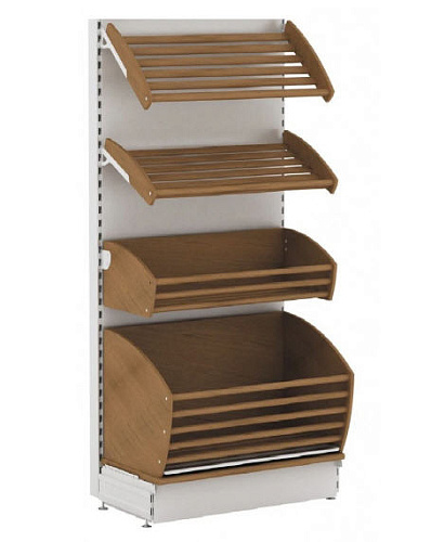 Стеллаж с хлебными полками Евромаркет ХС0009 Стеллаж с хлебными полками Евромаркет ХС0009