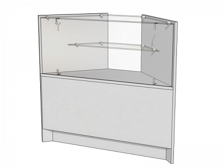 Прилавок угловой наружный Витрина Плюс Д4ПУН-700х700х900 Прилавок угловой наружный Витрина Плюс Д4ПУН-700х700х900