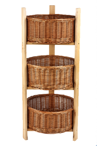 Стойка с тремя опорами Евромаркет под круглые корзины Стойка с тремя опорами Евромаркет под круглые корзины