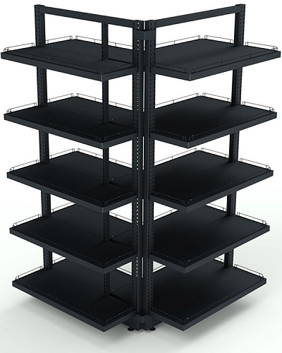 Модуль островной Евромаркет СВ0040 высокий, 2-х секционный Модуль островной Евромаркет СВ0040 высокий, 2-х секционный