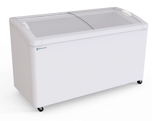 Морозильный ларь Bonvini BFB 1601 с гнутым стеклом Морозильный ларь Bonvini BFB 1601 с гнутым стеклом