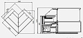 Холодильная витрина МХМ Валенсия ВХС-УН 90 угловая Холодильная витрина МХМ Валенсия ВХС-УН 90 угловая