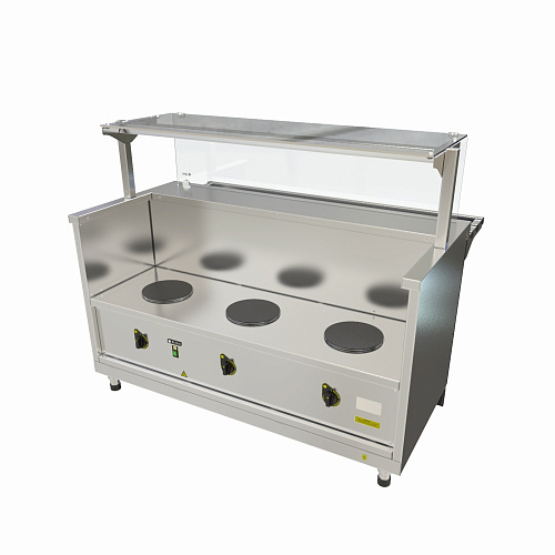 Прилавок-мармит электрический первых блюд Abat ПМЭС-70Е-01 серия Сэйла Прилавок-мармит электрический первых блюд Abat ПМЭС-70Е-01 серия Сэйла