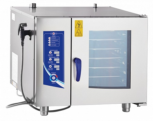 Пароконвектомат Abat ПКА 6-1/1ВМ2-01 (автоматическая мойка) Пароконвектомат Abat ПКА 6-1/1ВМ2-01 (автоматическая мойка)