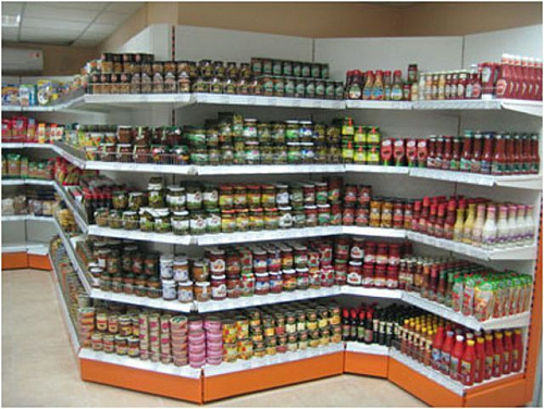 Угловой стеллаж Евромаркет УС0015 внешний Угловой стеллаж Евромаркет УС0015 внешний