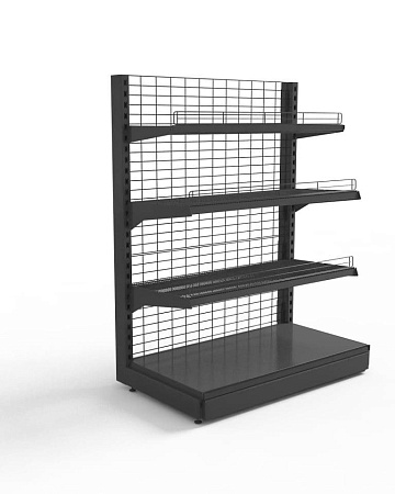 Стеллаж торцевой Евромаркет СС0049 сетчатый Стеллаж торцевой Евромаркет СС0049 сетчатый