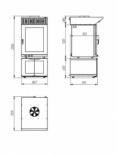 Зонт вытяжной встраиваемый Abat ЗВВ-10-6/4 Зонт вытяжной встраиваемый Abat ЗВВ-10-6/4