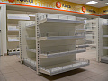 Островной стеллаж Евромаркет ОС0046 с прямыми торцевыми полками, для вина и алкоголя Островной стеллаж Евромаркет ОС0046 с прямыми торцевыми полками, для вина и алкоголя