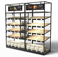 Хлебный стеллаж Евромаркет Onyx 1250 ХС0005 Хлебный стеллаж Евромаркет Onyx 1250 ХС0005