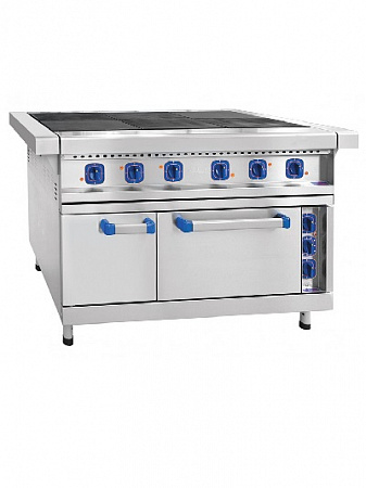 Плита профессиональная электрическая Abat ЭП-6ЖШ-К-2/1 с конвекцией Плита профессиональная электрическая Abat ЭП-6ЖШ-К-2/1 с конвекцией