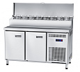 Стол холодильный среднетемпературный Abat СХС-80-01П для пиццы (2 двери, GN 1/4 - 8 шт)