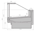 Холодильные витрины Brandford Aurora SQ 125 Холодильные витрины Brandford Aurora SQ 125