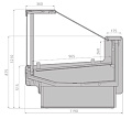 Холодильные витрины Brandford Aurora SQ 190 тепловые Холодильные витрины Brandford Aurora SQ 190 тепловые
