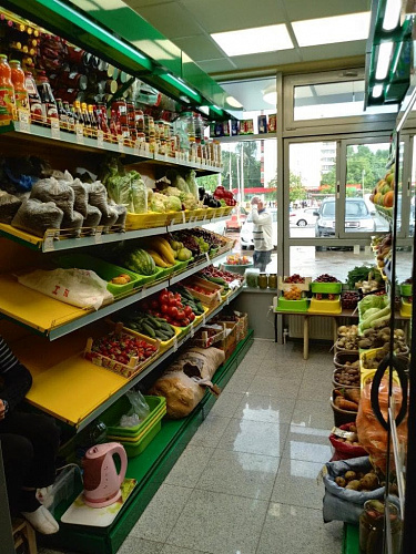 Овощной стеллаж Евромаркет ОВС0073 с зеркальным фризом и подсветкой Овощной стеллаж Евромаркет ОВС0073 с зеркальным фризом и подсветкой