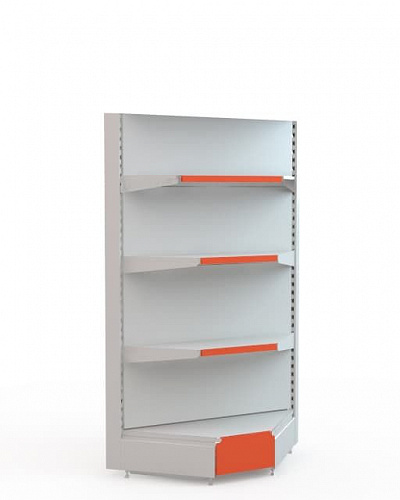 Угловой стеллаж Евромаркет УС0012 внутренний Угловой стеллаж Евромаркет УС0012 внутренний