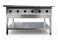 Профессиональная электрическая плита с чугунными конфорками Rada P9Q6/S на подставке Профессиональная электрическая плита с чугунными конфорками Rada P9Q6/S на подставке
