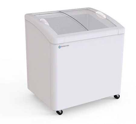 Морозильный ларь Bonvini BFB 1201 T с гнутым стеклом Морозильный ларь Bonvini BFB 1201 T с гнутым стеклом