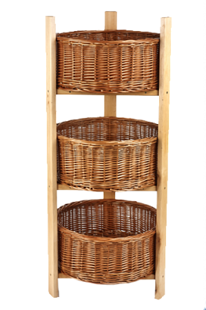 Стойка с тремя опорами Евромаркет под круглые корзины Стойка с тремя опорами Евромаркет под круглые корзины