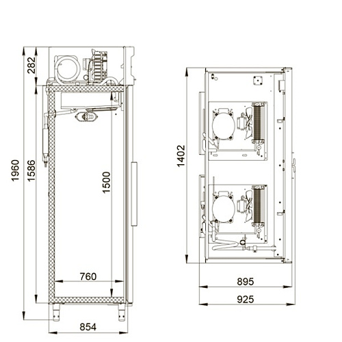 Холодильный шкаф Polair CC214-G Холодильный шкаф Polair CC214-G